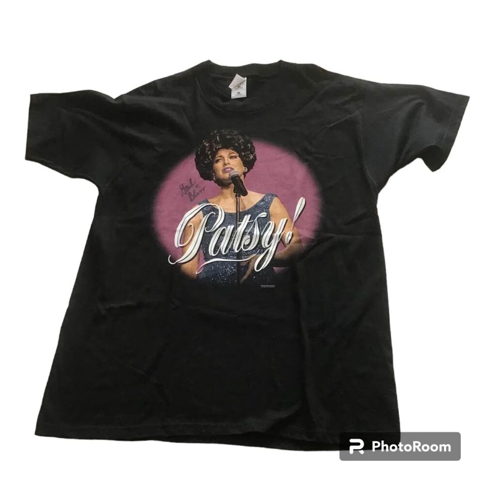 Gail Bliss Patsy Cline Autographed T Shirt Black Adult XL Closer Walk Signed